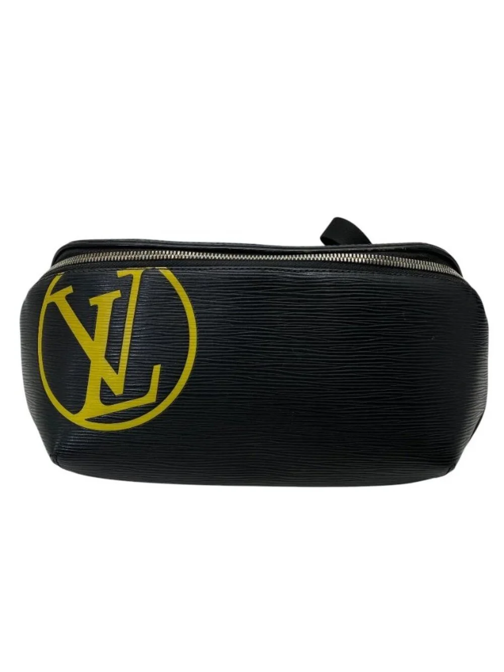 Louis Vuitton Epi Bum Bag Leather Black Yellow Lightweight Capacity